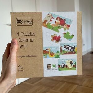 Andreu Toys 48-Piece Farm Animal Puzzle